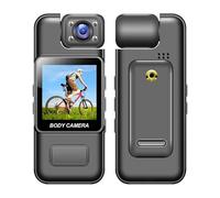 KVBRUI Mini cámara Ultra HD 4K WiFi, grabadora de vídeo Digital portátil, cámara Corporal de policía, visión Nocturna infrarroja, videocámara Deportiva DV for Montar(No WiFi)