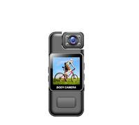 KVBRUI Mini cámara Ultra HD 4K WiFi, grabadora de vídeo Digital portátil, cámara Corporal de policía, visión Nocturna infrarroja, videocámara Deportiva DV for Montar(Without TF Card)