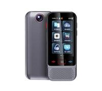 KVBRUI Traductor de Voz Inteligente M30, 139 Idiomas en línea, 14 WiFi sin conexión, grabación de Fotos, Diccionario, traducción, Viajes de Negocios(Silver)