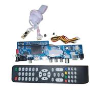 kvcccss S368LA1.5 placa base de TV en red 9,0 resolución de parámetros de pantalla de ajuste de control remoto de 4 núcleos(4G)