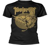 Kvelertak 'Owl King' T Shirt Fit Casual Graphic Short Sleeve Tops Black M