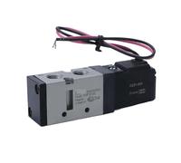 Kvf3130 Solenoid Valve Double Headed Double Control 5 Way 2 Position Power Down Hold Pneumatic Directional Valve(Lampholder type,AC220V)