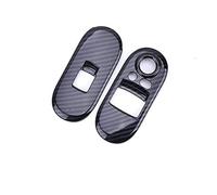 KVGAEANDNK Manija Puerta Auto Cubierta Control Interruptor Elevalunas Coche, Pegatinas Fibra Carbono Para Mini Para Cooper S JCW F55 F56 Hatchback, Repuesto Puerta