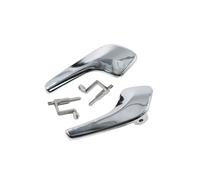 KVGAEANDNK Manija Puerta Auto Para Opel Para Corsa D 2006-2014 13297814 13297813 Manija Interior Puerta Plástico Inoxidable Con Revestimiento Aluminio Puertas Izquierda Derecha(A Pair)