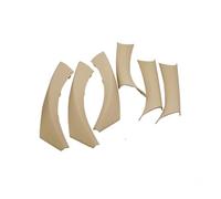 KVGAEANDNK Manija Puerta Auto Para Serie 3 E90 E91 E92 2004-2012, 6 piezas de cubiertas para tiradores manijas puerta interiores (Color:)