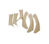 KVGAEANDNK Manija Puerta Auto Para Serie 3 E90 E91 E92 2004-2012, 6 piezas de cubiertas para tiradores manijas puerta interiores (Color:)