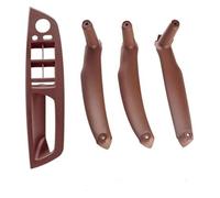 KVGAEANDNK Manija Puerta Auto Para X5/X6 E71/E70 2007-2014, Ma Para Interior De La Puerta, Reemplazo Del Conjunto Cubierta( 4 Reddish Brown)