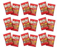 Kviki Snacks - Paquete doble de 9 mini pretzels, 9 barras de sal, bolsa de 100 gramos, 18 paquetes en total