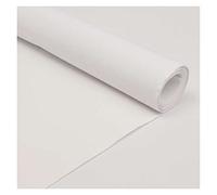 KVIVI Rollo de Lienzo Blanco de Algodón para Pintar - Tela de Lona para Acuarelas, Acrílico y Pintura al Óleo - Artículos de Arte