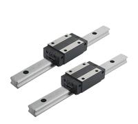 KVKITKLW 1 Uds Bloque guía Lineal LMG15 20 25 30 Brida Carril Cuadrado Deslizante rodamiento Lineal Mesa Deslizante Adecuado CNC Grabado for carpintería(LMG30H,600mm)