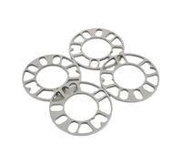 KVKQMLFEAW Espaciadores Rueda 4x100 4x108 4x114,3 5x100 5x108 5x114. 5x120 3/5/8/10mm Universal 4/5 Stud Rueda Coche Espaciador Placa Cuña Junta Adaptadora Automática Espaciadores Forjados(4PCS 5mm)