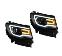 KVKQMLFEAW Faro Principal Delantero para Compass 2017 2018 2019 LED DRL Proyector Bi Xenon Conjuntos De Faros Delanteros De Coche Luces Delanteras Faros Delanteros