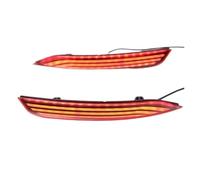 KVKQMLFEAW Faro Trasero Completo para Polo 2014-2018 2 Funciones Señal Giro LámPARA Reflectora Respaldo Luces Traseras Antiniebla Inversa Luces Parachoques Trasero Luz Freno Piloto Trasero