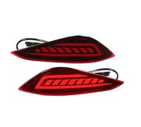 KVKQMLFEAW Faro Trasero Completo para Rush 2018 2019 2020 2 Uds 3 Funciones Reflector Parachoques Trasero Luz Freno Señal Giro Conducción Estacionamiento Piloto Trasero(Style A)