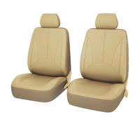 KVKQMLFEAW Funda Universal para Asiento De Coche De 2 O 5 Plazas para Fiesta para Mondeo para Ranger Accesorios Repuesto para Coche De Cobertura Completa Fundas Asientos Delanteros(2pcs-Beige)