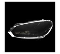 KVKQMLFEAW Lente Faro Pantalla Cristal para Golf 6 MK6 para GTI R 2010-2014 Cubiertas De Lentes De Faros Delanteros De Coche Pantalla Transparente Carcasa De Faro(1pc Left Side)