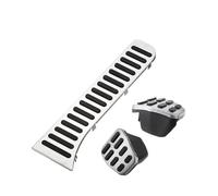 KVKQMLFEAW Pedales Antideslizantes Pedal Apoyo Antideslizante Acero Inoxidable Freno Gas Acelerador Estilo Coche Pedales Pie Coche AT MT para A3 para MK2 8P 2003-2013 Pedal Freno(RHD)