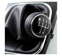 KVKQMLFEAW Pomo De Cambio 1 Uds para Golf 5 V MK5 MK6 para R32 2004-2014 5/6 Perilla De Caja De Cambios De Velocidad Reemplazo Pomo Cambios(Leather 5 Speed Suit)