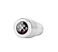 KVKQMLFEAW Pomo De Cambio 1 Uds. para Transmisión Manual Perilla De Nivel De Engranaje Cambio De Marchas De Aluminio De 5 Velocidades Perilla De Cambio Universal Reemplazo Pomo Cambios(Silver)