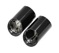 KVKQMLFEAW Punta Escape para G20 G21 320d 320i 330i 2020-2022 Punta De Silenciador Tubo De Escape Cubierta De Boquilla De Escape De Repuesto Doble Salida Escape(Black)