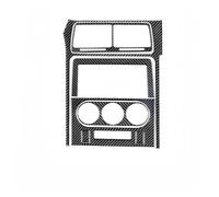 KVKQMLFEAW Tapa Consola Central para Dodge para Challenger 2008-2014 Adhesivo Decorativo Fibra Carbono Panel Engranajes Control Ventana Ventilación Cubierta Tablero Moldura Funda Salpicadero
