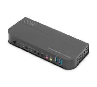 KVM SWITCH 2X1 DP DP/HDMI OUT USB DS-12850