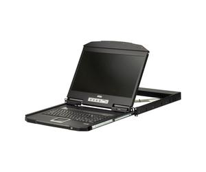 KVM Switch Aten CL3100NX consola rack 18,5" LCD Widescreen USB VGA 1U