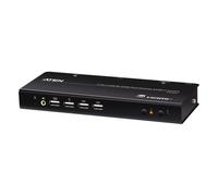KVM Switch Aten CS742H Dual HDMI 4K USB Hub Selector Remoto Incluido