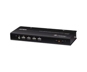 KVM Switch Aten CS742H Dual HDMI 4K USB Hub Selector Remoto Incluido