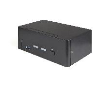 StarTech.com Switch Conmutador KVM de 2 Puertos HDMI 2.0 4K para 2 Monitores - Vídeo de 4K y 60Hz Ultra HD HDR - Hub Ladrón USB 3.0 de 2 Puertos y 4 Puertos USB 2.0 Audio HotKey - TAA (SV231DHU34K6)