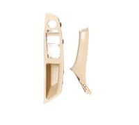 KVPYVYAMZ Coche Tirador Puerta Interior para 5 Series para F10 para F11 para F18 para 520i para 523i para 525i para 528i para 535i Panel De Puerta Delantera Trim Pull Handle Set(Beige LHD 2PCS)
