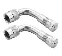 KVSERT 2 adaptadores de extensión de tubo de válvula de neumático de coche y motocicleta