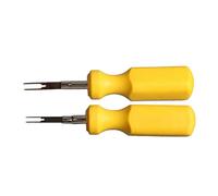 KVSERT 2 unids/set 3mm+2mm coche cableado conector pin liberación extractor extractor terminal auto de mango para