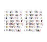 KVSERT 200 figuras pintadas de personas escala N (1 a 150)