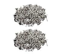 KVSERT 200 tornillos para golpeador de guitarra /, color plateado