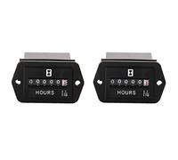 KVSERT 2X DC 6-80V Medidor de hora mecánico - Horómetro para generador de motor Automóviles Motorcross Motor Truck Tractor