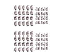 KVSERT 80 Uds P80 Boquilla/Punta Electrodo Consumibles Plasma Cortar Antorcha Piezas de repuesto Accesorios 1.1mm