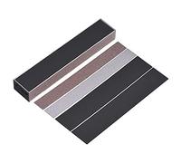 KVSERT Archivos de nivelación de trastes de guitarra Nivelador de guitarra de traste Luthier Supply Kit de herramientas de guitarra 4 papeles de grano 150 mm