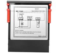 KVSERT Controlador de temperatura digital Rc-114M de 220 V/30 A, salida de relé de termostato -30 ~ 300 grados sensor Ntc