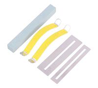 KVSERT de 5 protectores de trastes y lijado de trastes con esparcidor de cuerdas, apto para guitarra, bajo, trastes, cuello, luthier