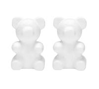 KVSERT Decoraciones de fiesta DIY 2 piezas de espuma de poliestireno para modelar espuma de poliestireno oso 1