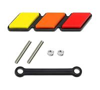 KVSERT Etiqueta de la de la parrilla del tricolor de la decoración del emblema del coche del camión para 4Runner - Sequoia