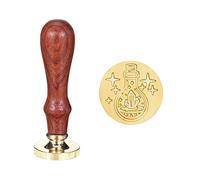 KVSERT Poción sello de de cristal, sello de sellado de cabeza vintage de 30 mm, para adorno de invitaciones de fiesta