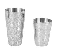 KVSERT Shaker Boston Shaker 304 Acero Inoxidable Barra De Ferramentas Diseño Grabado Boston Shaker Tin Set