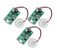 KVSERT Ultrasónico Humidificador Atomizador Transductor con 3 Unids 20MM Mist Maker, Placa de Película, Accesorios y Junta de Goma