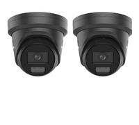 іkvіsіon DS-2CD2347G3-LIS2UY/SL Cámara domo de torreta IP PoE de 4 MP, 2,8 mm, CoIorVu noche a todo color, audio bidireccional, al aire libre, luz estroboscópica, compatible con Hikvision NVR. (2