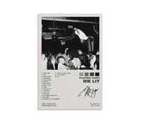 Kvsyaw Póster impreso de Playboi Carti, póster impreso para el hogar, baño, dormitorio, oficina, sala de estar, lienzo sin marco: 30 x 45 cm