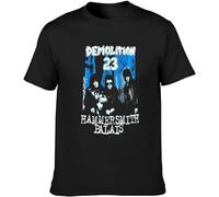 KVXSQLH Hanoi Rocks Demolition Album Mens T-Tshirts Camisetas y Tops Casual Cotton Unisex Black Tees Tops(Medium)