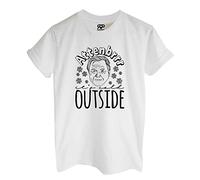 KVXSQLH HAODI Attenbrrr Unisex T-Tshirts Camisetas y Tops David Attenborough Christmas Xmas Naturalist Attenbae Mens Women T Tshirts Camisetas y Tops 100% Cotton(Small)