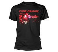 KVXSQLH HAODI Code Orange No Mercy White Yellow Black Red Mens Women T Tshirts Camisetas y Tops 100% Cotton(Large)